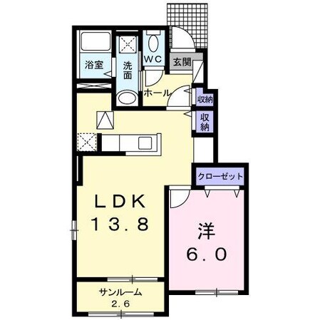 ラーンドゥイシの物件間取画像